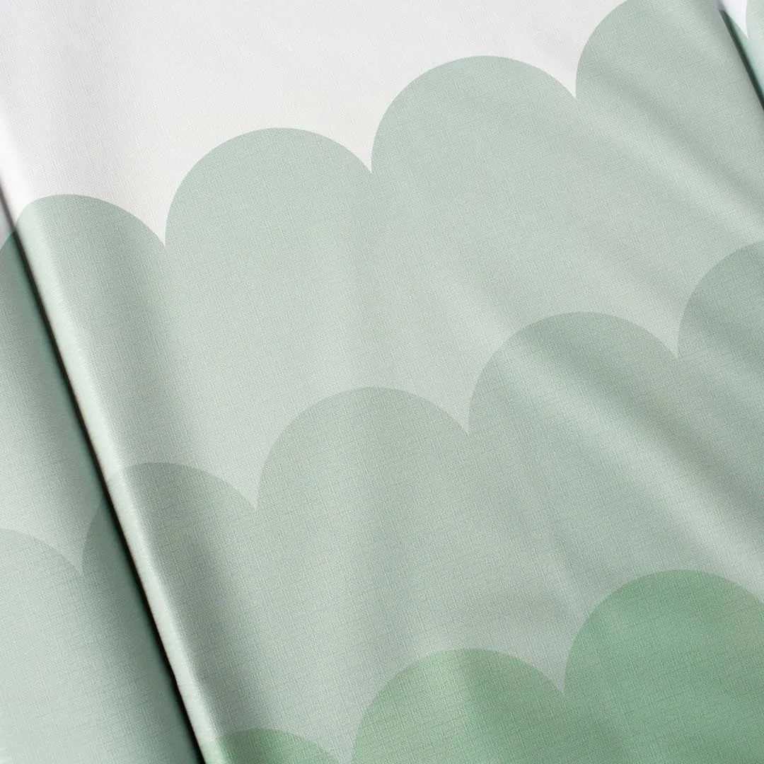 The Little Bumble Co. Standard Changing Mat - Scallops - Sage