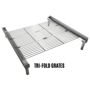 Tri-Fold Grill Grate for Fireside Pop-up Pit
