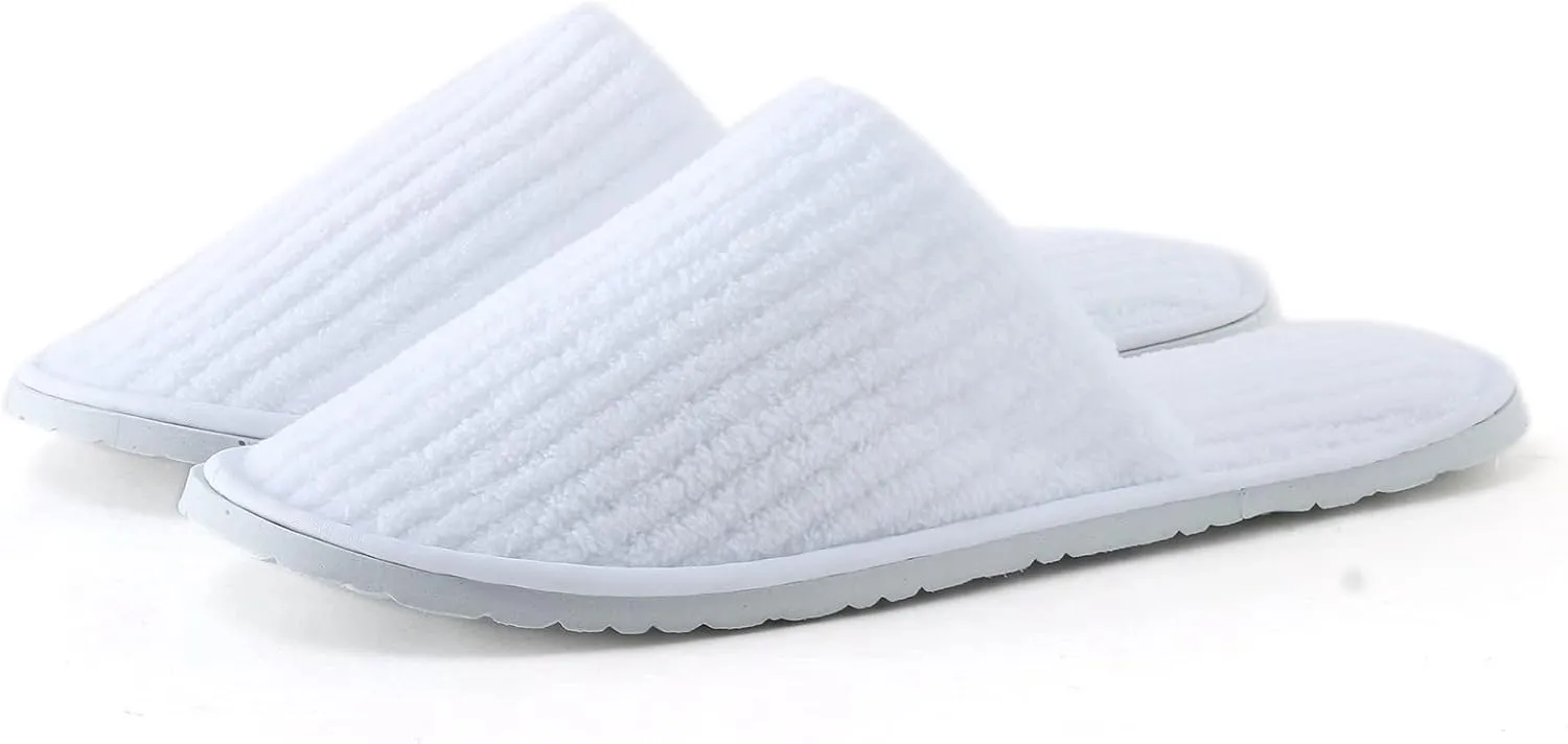 Unisex Disposable Slippers Non-Slip Washable Home Slippersf or Women and Men Hotel Guests Party Travel Spa Slippers