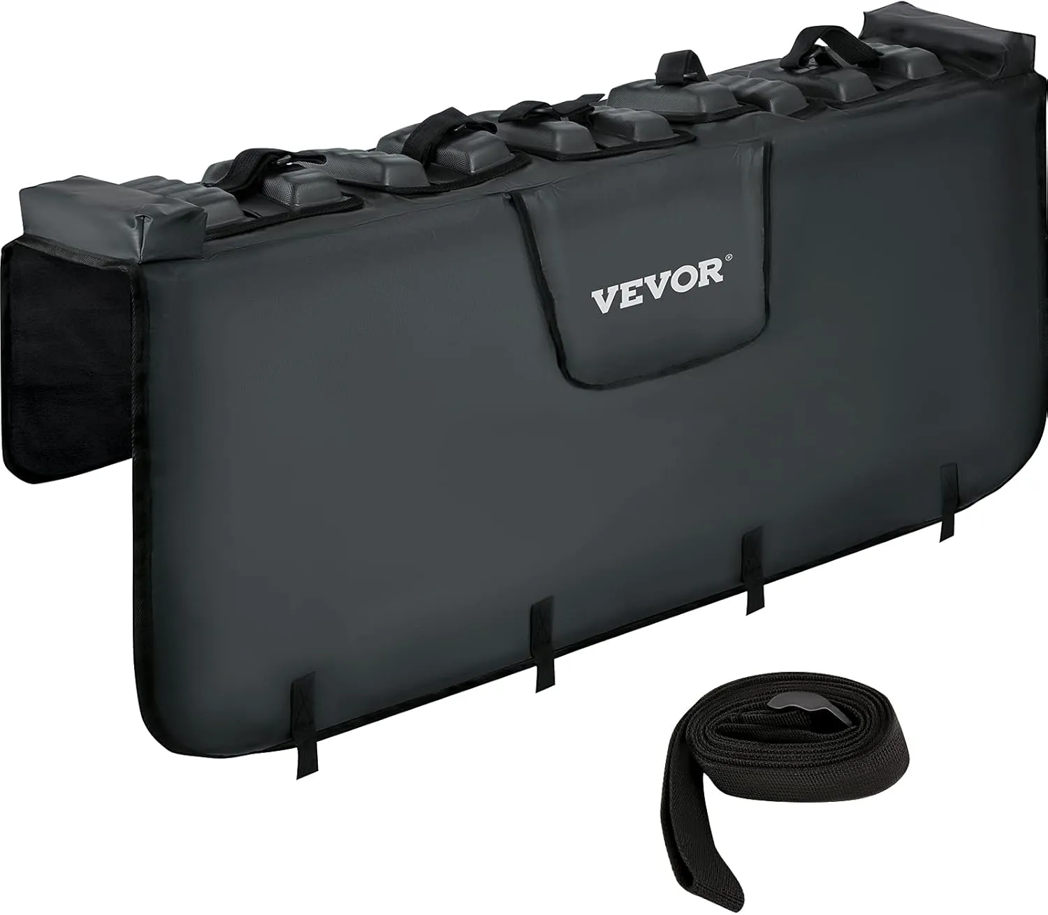 VEVOR Tailgate Bike Pad, Tailgate Protection Cover Carries UP to 5 Mountain Bikes, 54" Bike Pickup Pad for Pickup Truck, Upgraded