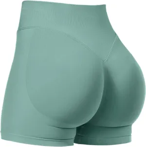 VOYJOY Women Workout Impact Shorts 3.6"/ 4.5"/ 6" Scrunch Butt Lifting Gym Seamless Booty Biker Shorts