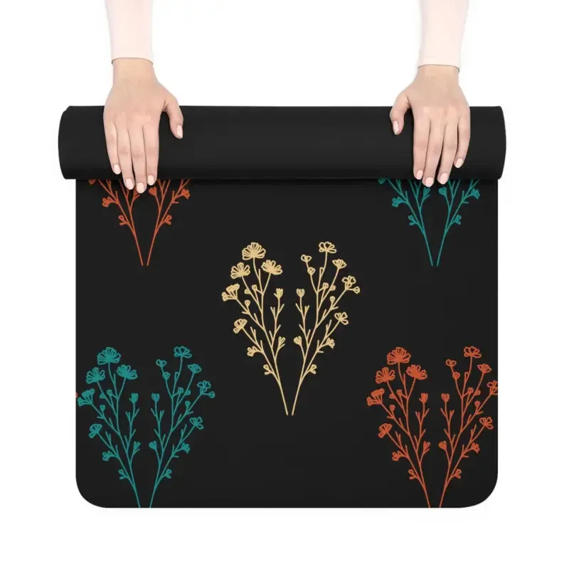 Wildflowers Eco Chic Rubber Yoga Mat Style