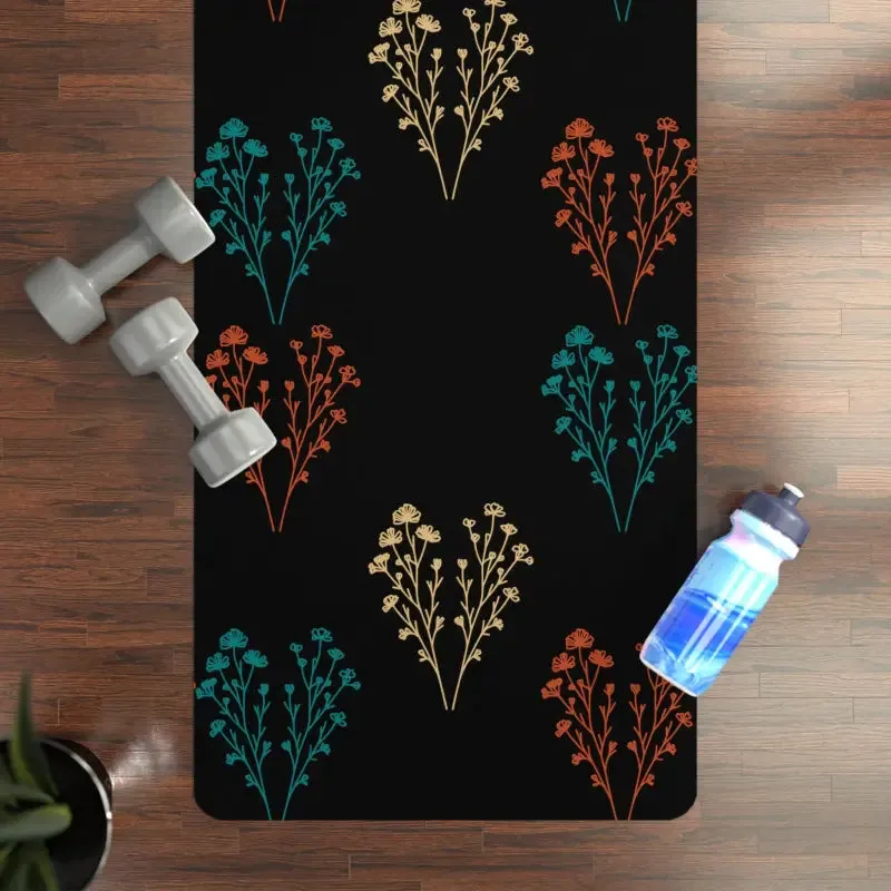 Wildflowers Eco Chic Rubber Yoga Mat Style