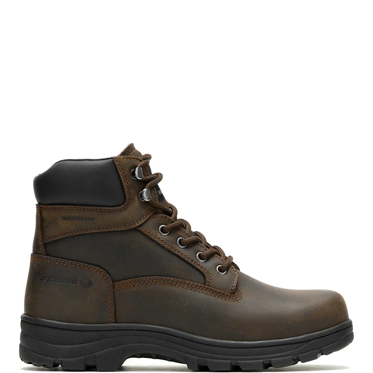 Wolverine Men's Carlsbad Waterproof 6" Work Boot - Brown (Soft Toe)