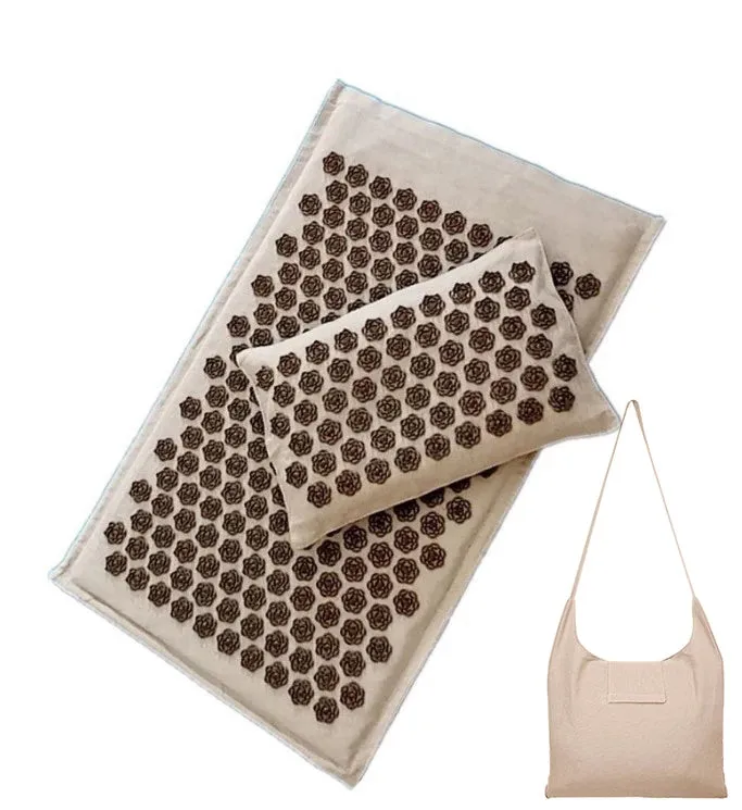 Yoga Mat with Bag  Acupressure Mat
